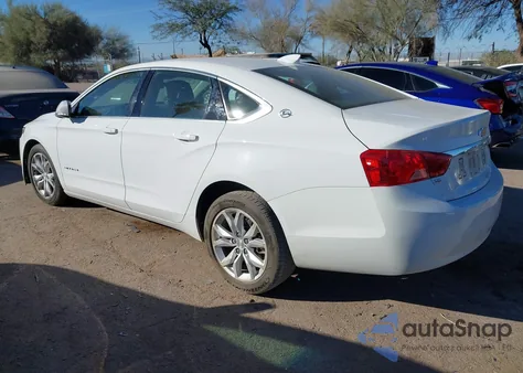 2017 Chevrolet Impala 1Lt from USA, damaged, VIN 2G1105S35H9191546